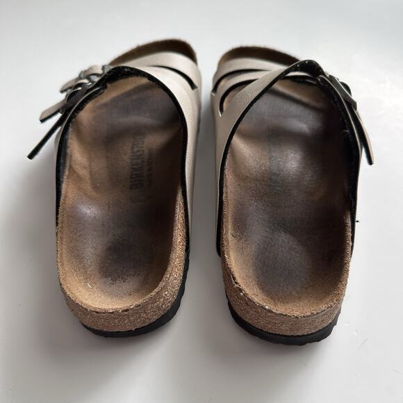 Birkenstock Florida Fresh Sandal Stone Women’s Size EU 40 US 9 Narrow Fit - Picture 9 of 11